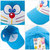 哆啦A梦可爱卡通造型遮阳帽鸭舌帽速干透气儿童款52cm第5张高清大图