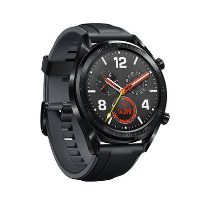 HUAWEI WATCH GT运动版 黑色 华为手表 (两周续航+户外运动手表+实时心率+高清彩屏+睡眠/压力监测+NFC支付)