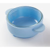 kalar婴儿玻璃辅食碗可蒸煮加热 宝宝吃饭碗勺吸盘碗 儿童餐具套装300ml 蓝色