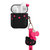 优加（UKA）HelloKitty硅胶耳机套AirPods1/2时尚玫红-手绳第2张高清大图