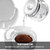 德龙（Delonghi） ICM14011 咖啡机 美式滴漏半自动咖啡壶 家用泡茶机 玻璃咖啡壶 白色第5张高清大图