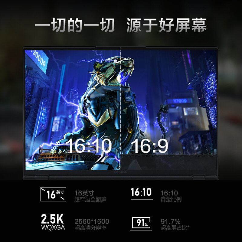 联想拯救者y9000p英特尔酷睿i716英寸游戏笔记本电脑11代i711800h16g