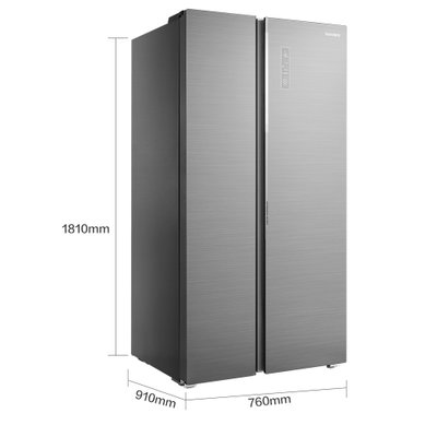 美的(Midea) BCD-630WKGPZV 630升 对开门 冰箱 智能控湿 净味杀菌 冰川银