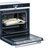 西门子 （SIEMENS）71L大容量烤箱 原装进口嵌入式蒸烤一体机 4D热风 HS636GDS1W 不锈钢+黑色第8张高清大图