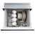 松下洗碗机NP-60F1MKA 抽屉式 高温除菌 强力烘干洗碗机嵌入式8套容量第5张高清大图