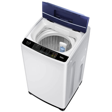 海尔（Haier）XQB70-M12699T 7公斤波轮洗衣机 漂甩二合一 浸泡洗 桶干燥 月光灰