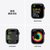 Apple Watch Series 7 智能手表GPS + 蜂窝款41 毫米午夜色铝金属表壳午夜色运动型表带MKHQ3CH/A第6张高清大图