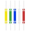 金得利（KINARY）OS1079 80*10mm红色 蓝色 绿色 黄色 白色塑料装订夹50套/盒(计价单位盒)混色