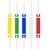 金得利（KINARY）OS1079 80*10mm红色 蓝色 绿色 黄色 白色塑料装订夹50套/盒(计价单位盒)混色第2张高清大图