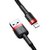 倍思（BASEUS）苹果数据线 手机充电器线USB电源线支持iphoneX/8/5/6s/7Plus/ipad 红色壳+黑色线0.5m2.4A第3张高清大图