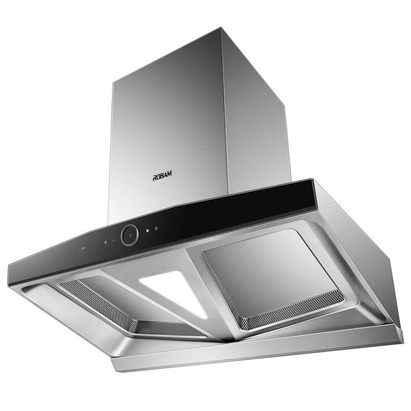 老板robamcxw2608232sjzt9b312欧式大吸力钢化玻璃嵌入式烟灶套餐