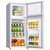 韩电冰箱BCD-138银色钢板门体冷藏冷冻节能省电低噪音第3张高清大图
