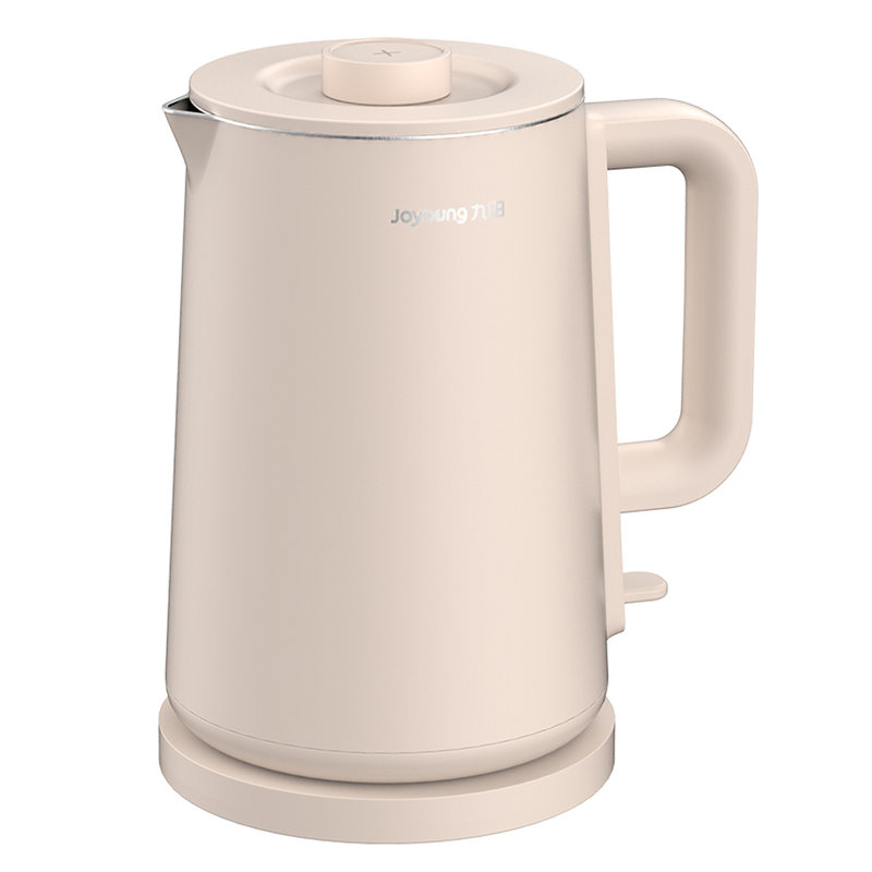 九阳joyoung17升大容量电水壶双层壶体保温防烫k17fdw6152榛果色
