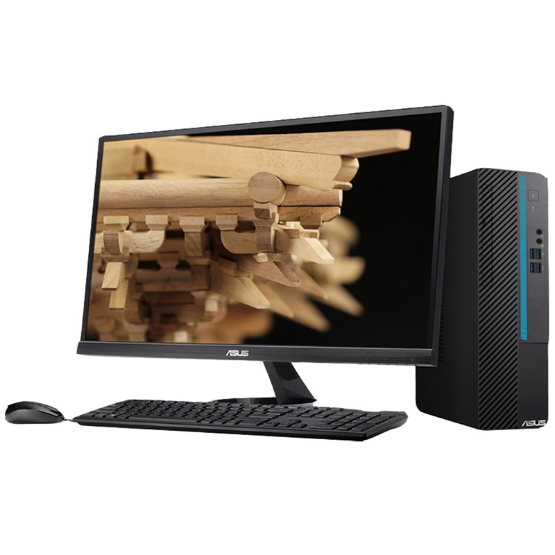 华硕asus台式机s500sa商务家用办公学生商用电脑主机新酷睿处理器酷睿