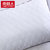 南极人枕芯磨毛绗绣双边立体枕单只装48*74cm高低可调 立体绗缝 双边设计 挺括有型(咖边)第4张高清大图