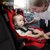 贝贝卡西 儿童安全座椅BBC-513红 可折叠第6张高清大图