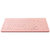 Double Shell 卫生键盘有线防尘防水超薄静音减噪定时提醒多模 粉红色第5张高清大图