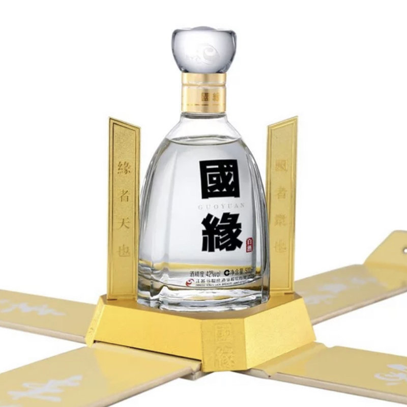 国美自营今世缘白酒国缘4开42度500ml