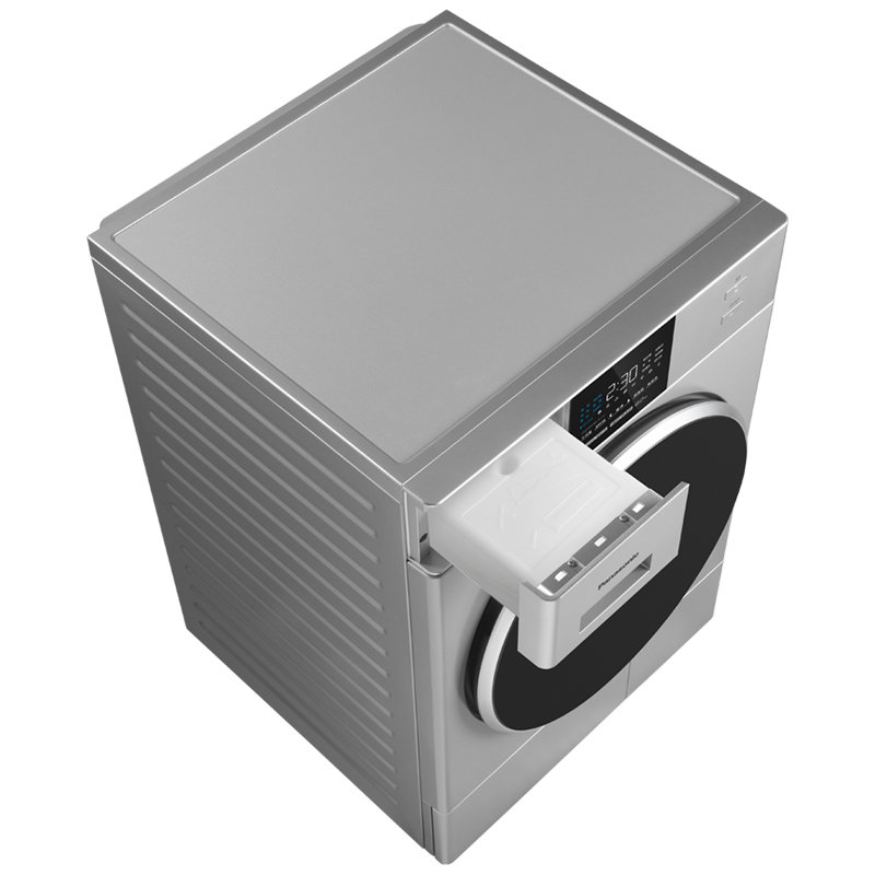 松下panasonicfdc9058s9kg银热泵式干衣机纳诺怡黑科技护理衣物智能干