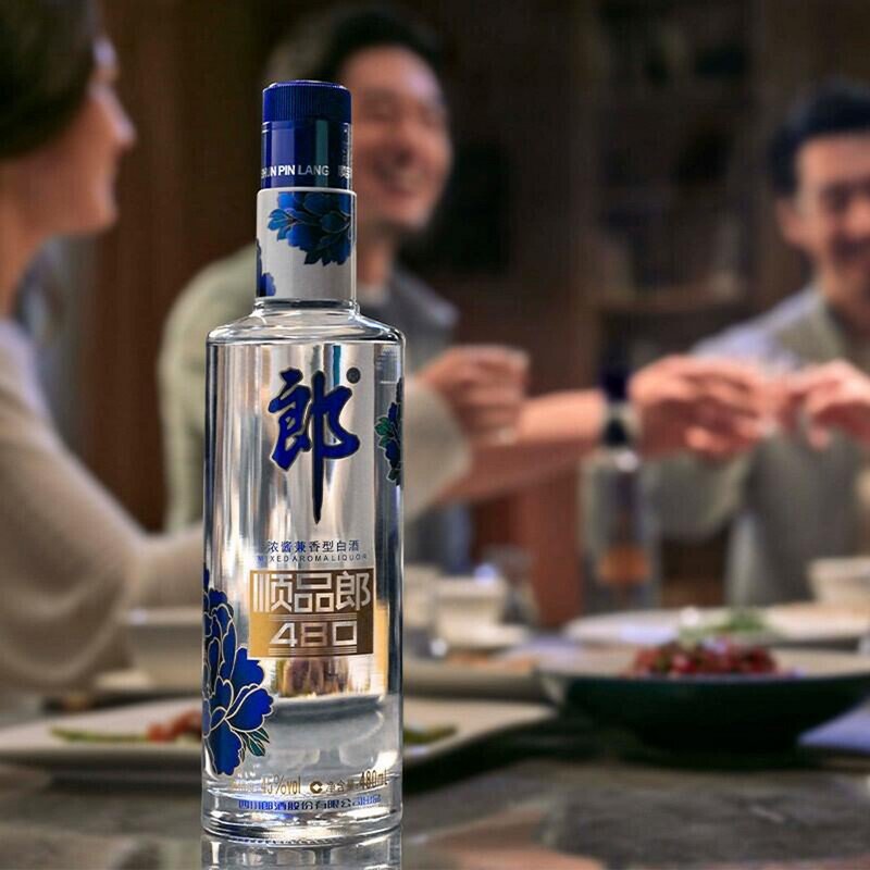 国美自营 郎酒45度顺品郎兼香型白酒(蓝)480ml【图片 价格 品牌 报价