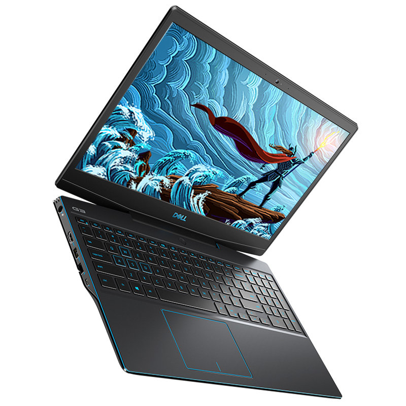 6英寸第十代游戏笔记本电脑(i7-10750h 16g 512g gtx1650ti 4g独显)黑