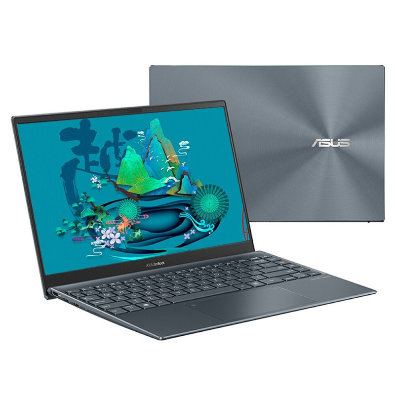 华硕asus灵耀14英特尔十代酷睿14英寸商务办公轻薄手提笔记本电脑i5