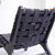 Retro Master 黑色木椅 实木真皮单人椅子靠背悠闲椅阳台悠闲椅设计椅 北欧复古简约悠闲椅 黑色第8张高清大图