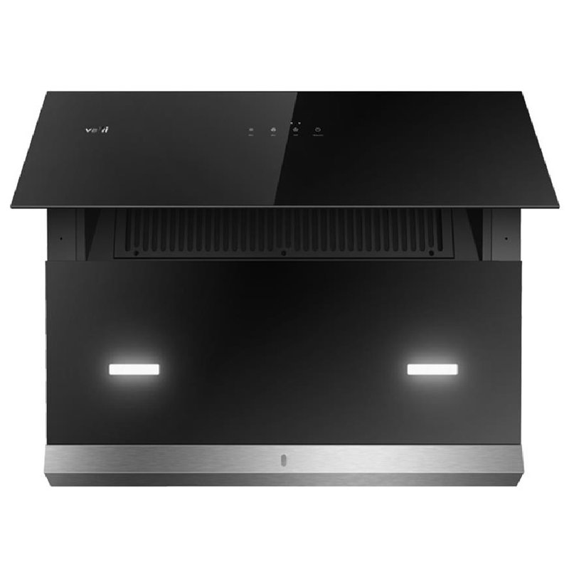 华帝vatti抽油烟机cxw240j6006侧吸烟机黑色