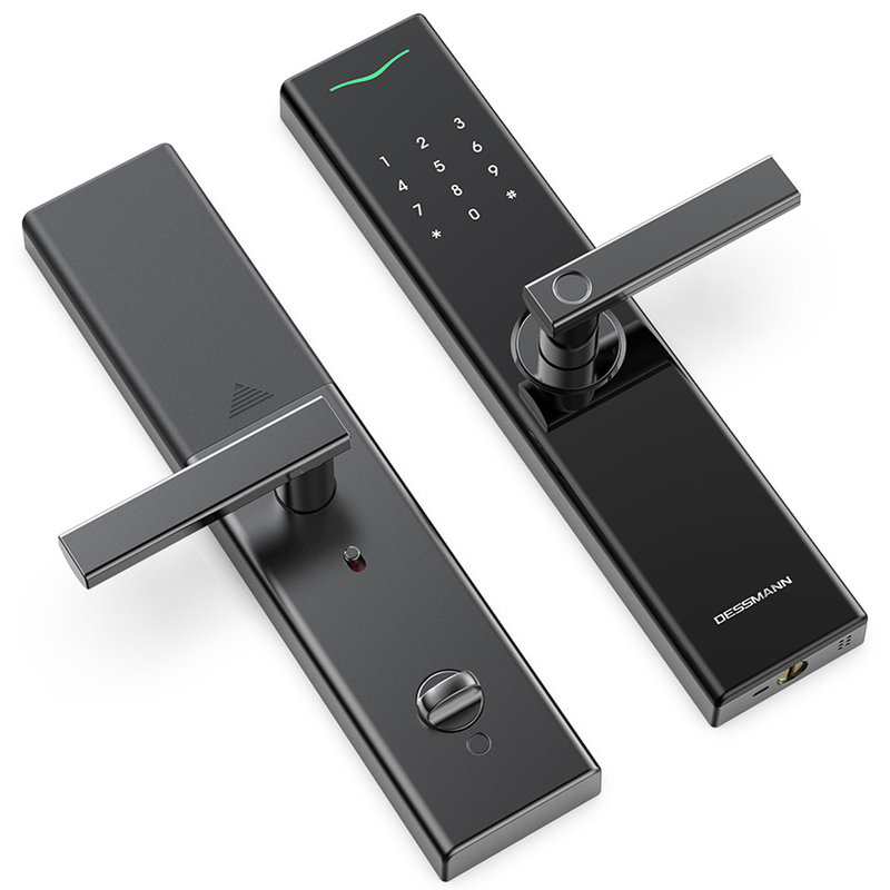 德施曼dessmann指纹锁v7家用指纹锁云智能锁电子锁指纹锁防盗门锁磨砂