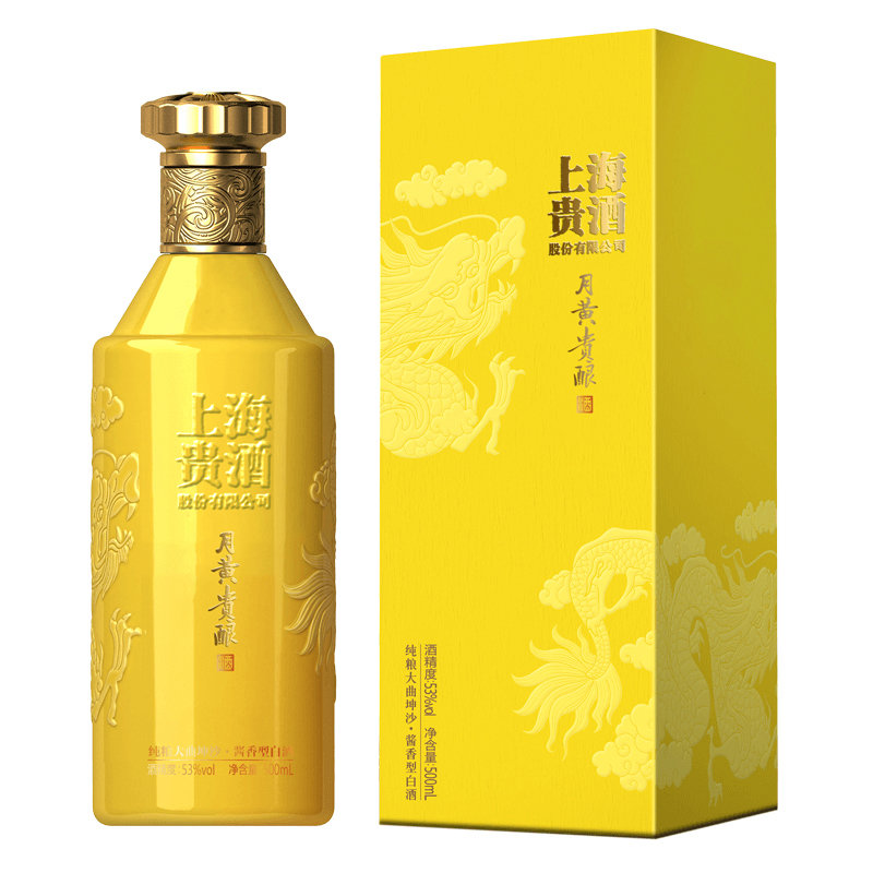 国美自营君道贵酿53度贵十六代月黄贵酿酱香型白酒500ml