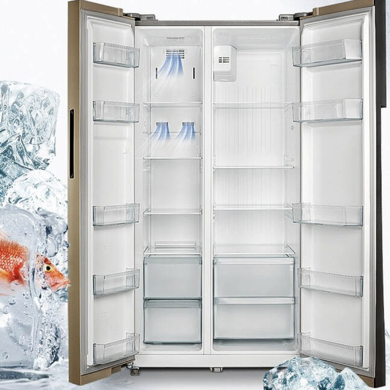 美的冰箱bcd527wkmzg芙蓉金