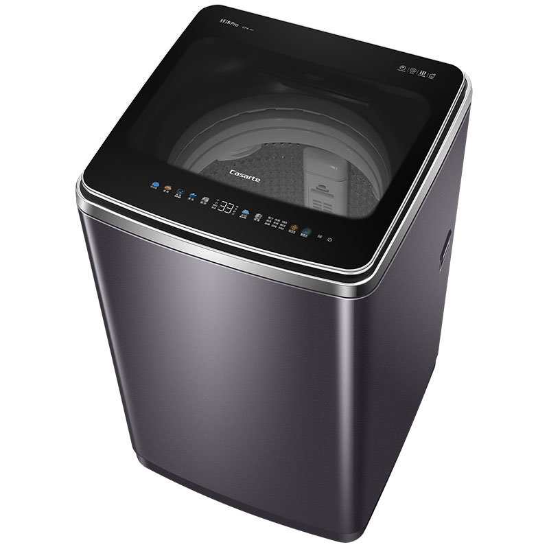 卡萨帝casarte10公斤波轮洗衣机健康净柔洗衣c71610u1晶钻紫