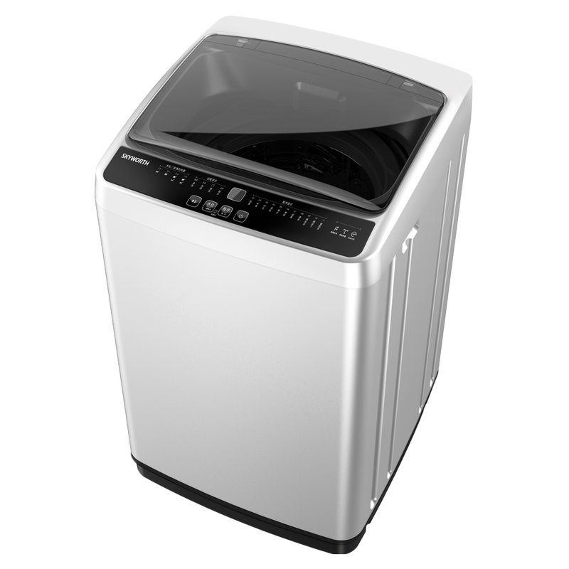 创维skywortht75f75公斤波轮全自动洗衣机银