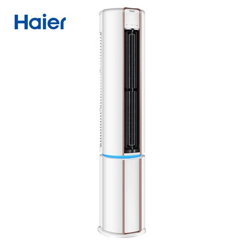 海尔haierkfr50lw09caa21au12匹圆柱立柜式空调自清洁智能白