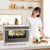 松下（Panasonic）蒸烤箱NU-SC85MW烤箱家用31升电烤箱智能多功能发酵蒸烤箱一体机餐具清洁第7张高清大图