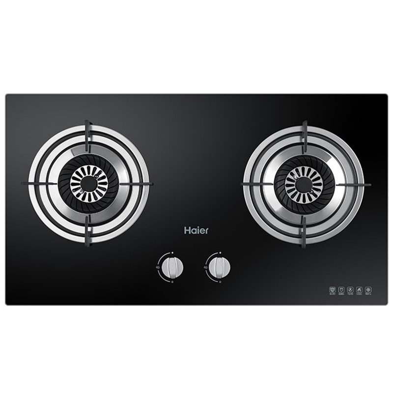 海尔haier235液化气燃气灶灶具家用一级能效台嵌两用燃气灶双灶40kw