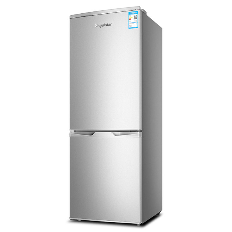荣事达royalstarbcd160l9rsz160升实用双门冰箱节能速冻小巧不占地银