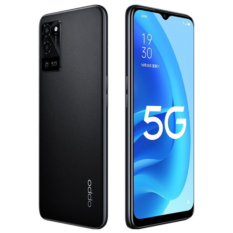 oppoa56柔雾黑6128gb一体化双模5g128g超大存储5000mah大电池5g手机