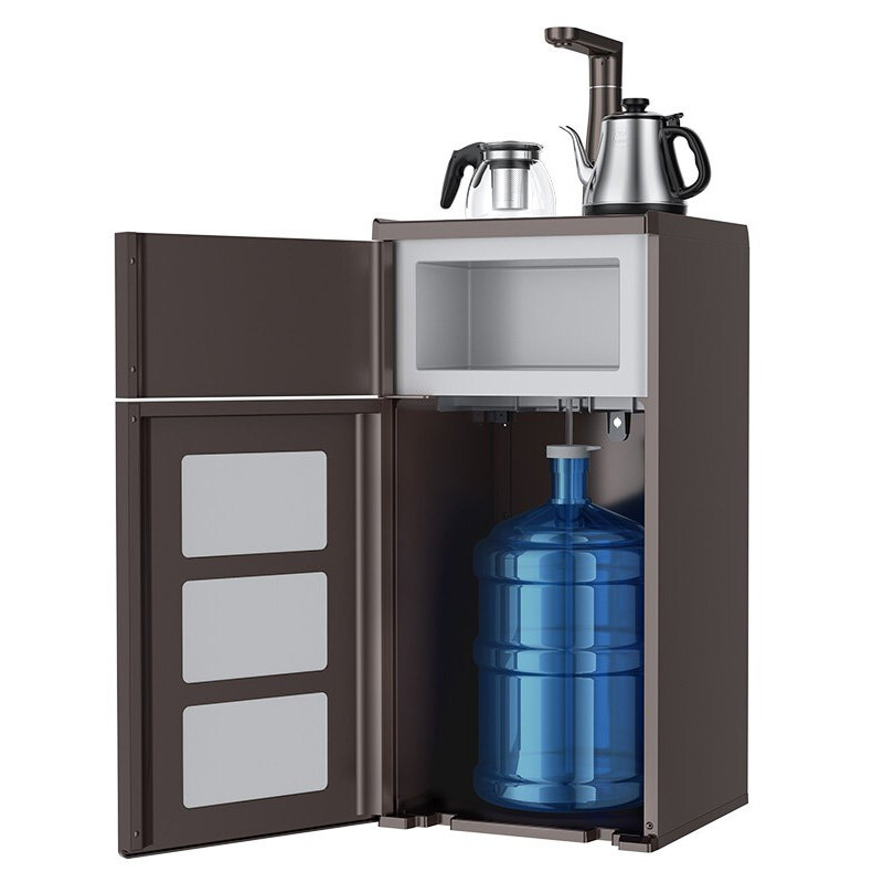 美的midea茶吧机家用办公立式下置式饮水机智能多功能自动童锁yr1511