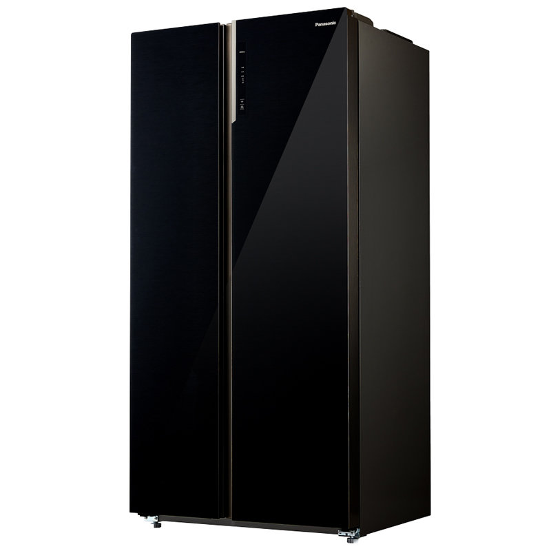 松下panasonic640升对开门冰箱ag银离子抗菌速冻功能nrb651wgmb幻影黑