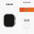 Apple Watch Ultra (GPS + 蜂窝网络) MNHP3CH/A 49毫米钛金属表壳+橙色高山回环式表带第7张高清大图