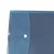 优拉(YOULA) 5503 A4 18C 竖式 公文袋 (计价单位：个) 透明蓝（对公）第3张高清大图