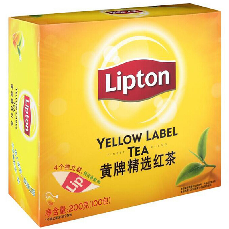 国美自营立顿黄牌精选红茶200g