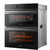 美的（Midea）蒸烤一体机 嵌入式 电蒸箱 蒸烤箱电烤箱 家用双腔一体机 上蒸下烤 BS50D0W 黑第4张高清大图